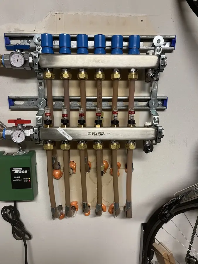 Plumber performing Gas Leak Detection at a residential property in South Lakes